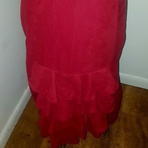 METROSTYLE size 12 red victorian skirt